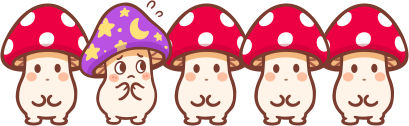 Персонажи-грибочки Wrong Mushroom